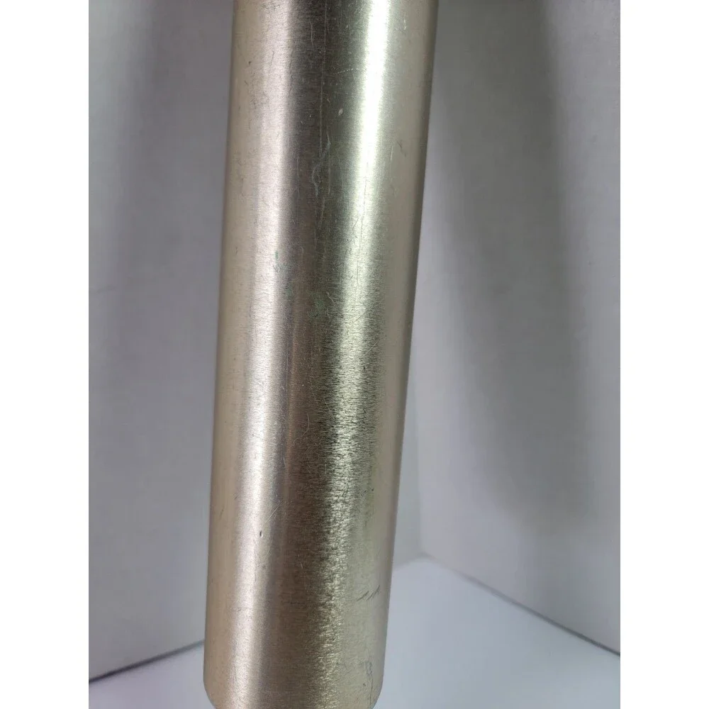 Vintage MCM Gold Anodized Aluminum Rolling Pin Chrome Handles 1950s 1960s